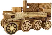 Generic Wooden Excavator Toy Portable Engineering Car for Kids Boys Girls Toddlers