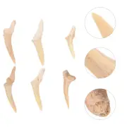 6 Pcs Shark Tooth Fossil Kid Gifts Necklaces for Men Decoration