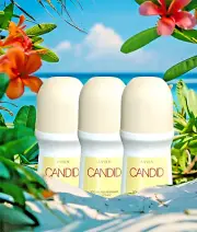 AVON Candid Roll-On Antiperspirant Deodorant Trio Set