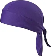 [Generic] Bicycle Sweat-Wicking Cap Protection Face Mask Sun-Protective Neck Gaiter Cycling Headscarf Headband Quick-Dry Pirate for Orange