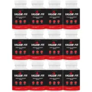 Vigor Fix Male Health Pills to Enhance Masculine Vitality and Libido - 12 Pack