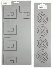 Quilting Stencils Geometric Circle Swirl Border Quilt Patterns Plastic Templates