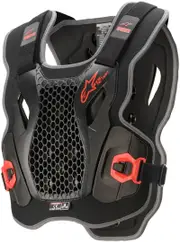 Alpinestars Bionic Action Protector Vest, black-red, Size XL 2XL for Men Black Red