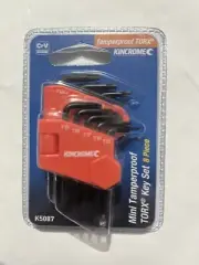 Kincrome 8Piece TamperProof Torx Key Set WorkShop Tools