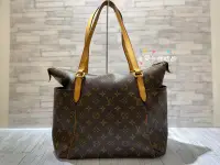 在飛比找Yahoo!奇摩拍賣優惠-《真愛名牌精品》LV M41015 TOTALLY MM 雙