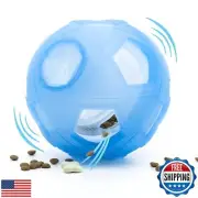 LumoLeaf Large Dog Treat Ball Dispenser, 7'' Slow Feeder Dog Puzzle Interacti