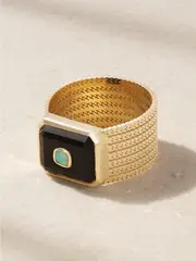 [Pascale Monvoisin] Pascale Monvoisin - Anton N°2 9-karat Gold, Onyx And Opal Ring - 5 5 Gold