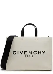 Givenchy G-Tote Medium Logo Canvas bag - Beige One Size