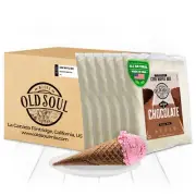 OldSoul Cone Waffle Mix | 30 Lbs | Batter Mix | Chocolate | GLUTEN FREE | 672Pcs