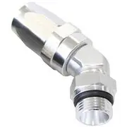 Aeroflow ORB Taper Swivel 45° Hose End -16 ORB to -12AN, AF844-12-16S