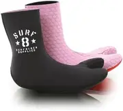 Surf8 83110 SFM Magma Far Infrared Black 10.6 inches (27 cm) (L) 0.1 inch (3 mm) 2 Crotch Socks