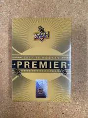 2017/18 Upper Deck Premier Hockey Factory Sealed Hobby Box