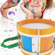 Hand Drum with Strap Portable Music Educational Toy Percussion Instrument