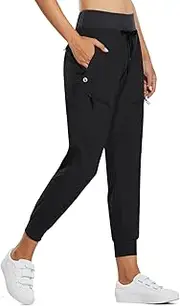 [baleaf] Women's Joggers Lightweight Hiking Pants Zipper Pockets High Waist Quick Dry Travel Camping UPF50+
