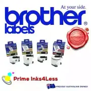 5x Brother DK-4VPA DK4VPA CD/DVD labels, address labels, 62mm continuous tape