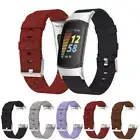 Nylon Canvas Watch Band Soft Strap Band For Fitbit Charge 5 5th Gen
