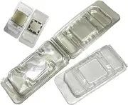 6Pcs Thickened Plastic CPU Clamshell Protective Case Tray for AMD FM1 FM2 AM1 AM2 AM3 AM4 AM5 Sockets - Durable Storage Box
