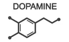 Dopamine Molecule sticker weatherproof bumper vinyl decal