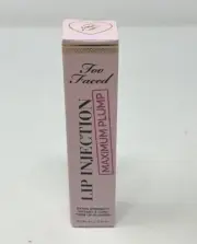 NEW Too Faced Lip Injection Maximum Plump Extra Strength ~ 4 g / 0.14 oz BNIB