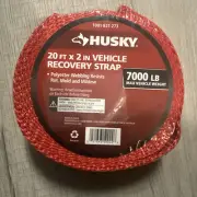 Husky 20’ x 2” Vehicle Recovery Strap 7000 LB Max New Free Shipping