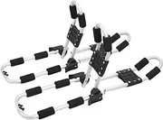 Generic Kayak Roof Rack, Folding Adjustable Rooftop Stable Double J Bar Carriers Holder, Roof Top Mount Heavy Duty Kayaks Roof Carrier for Surfboard Paddleboard Canoe