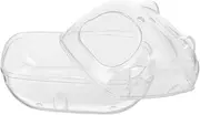 Abaodam Transparent Hamster Sand Bath Box Bathroom Sauna for Hamsters Gerbils Mice Chinchillas Fun Sanitary Washroom for Pets Observe Bathing Digging Activities