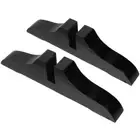 2 Pcs Screen Partition Base Privacy Panel Bracket Baby Household Divider
