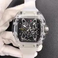 在飛比找蝦皮購物優惠-台灣現貨🔥時尚男士手錶 透明水晶殼 透明矽膠石英錶 男 時尚
