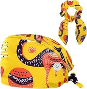 [YTYVAGT] Scrub Caps Women,Scrub Hats Suitable for Women,Animal Cartoon Camel Owl