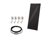 200W Fixed Solar Panel Grade A cells Slim Frame+ 6m Lead +Brackets