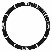 ALUMINUM BEZEL INSERT FOR MINI TUDOR SUBMARINER WATCH 73090 WITH PEARL