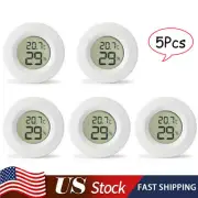 5Pc Mini LCD Digital Indoor Hygrometer Thermometer Humidity Monitor Meter Tester