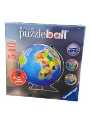 Ravensburger Metallic Globe Puzzleball 540 Pieces NEW & SEALED