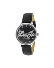 Liu Jo Quartz Analog Steel Case Leather Bracelet Watch - Watches - Black