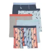 Wonder Nation Boy's Cotton Boxer Brief Underwear, 5-Pack, Size S ( 6 - 7 )
