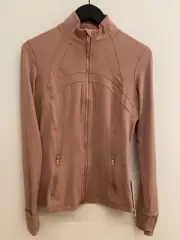 LULULEMON DEFINE JACKET NULU~TWILIGHT ROSE~ROSE GOLD ZIPPER~0-2 4 6 8~10-12~ NWT