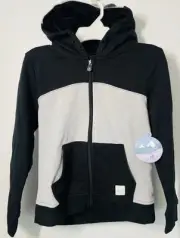Cubcoats Transforming Unisex 2-in-1 Zip-Up Hoodie Plush Papo Panda Kids 8 Black