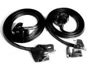 1969-1972 Chevrolet Chevelle & Monte Carlo 2 dr new door weatherstrip seals, pr