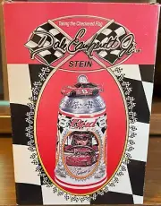 Dale Earnhardt Jr. 2002 Budweiser ceramic stein. NIB. "Taking checkered flag"