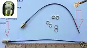 2X 1.37 U.FL Mini PCI to SMA Pigtail Antenna WiFi GPS Cable 8 Inches (20cm) USA