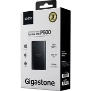 Gigastone 500GB External SSD USB 3.1 Type C Read Speed up to 550MB/s 3D NAND