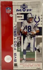 2002 UPPER DECK MVP NFL FOOTBALL HOBBY BOX JULIUS PEPPERS RC NEW SEALED