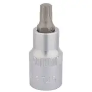 Draper Torx Star Socket Bit 1/2" Sq Dr T45 x 55mm 16315