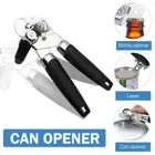 3in1 Stainless Steel Can Opener Non Slip Heavy Duty Tin Easy Comfy Grip Kitchen