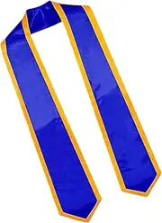[Mirpuytn] Adults Graduation Stoles,Colorful Student Graduation Stole Plain Graduate Stole | 72-Inch Long Adult Plain Stole Graduation Stole Sash For Women Men
