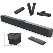 Wired Wireless Bluetooth PC TV Stereo Speaker Sound Bar Optical/Coaxial/AUX/USB