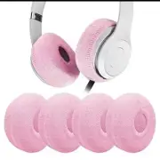 Geekria 2 Pairs Washable Headphone Covers (MEDIUM /Pink)