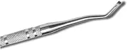 Ergonomic Manicure Kit 2PCS Stainless Steel Nails Plier Scissors Clipper Dead Skin Tool Rasp Silver