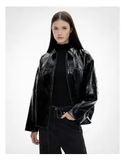 [Witchery] Oversized Zipper Jacket in Black