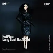 1/6 Female Leather Checkered Coat Set Model for 12 “ph tbl Action Figure Body